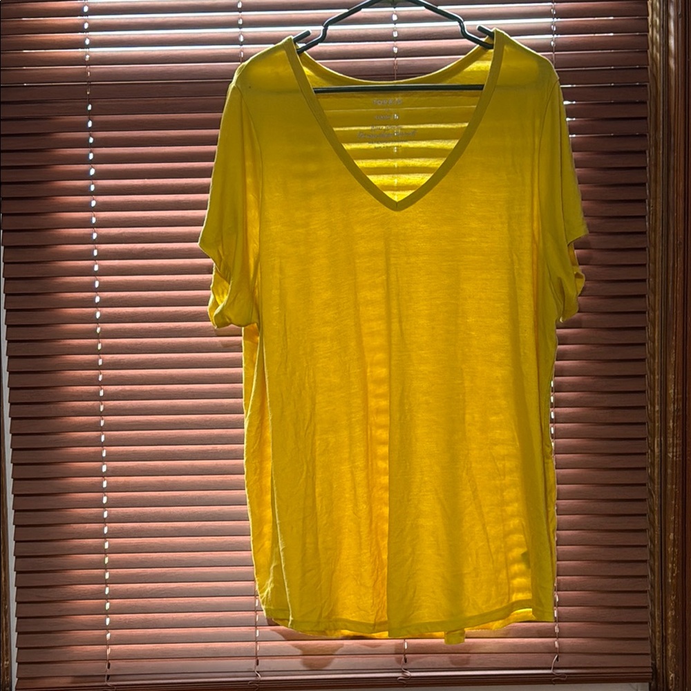 Torrid Yellow Short Sleeve Tee